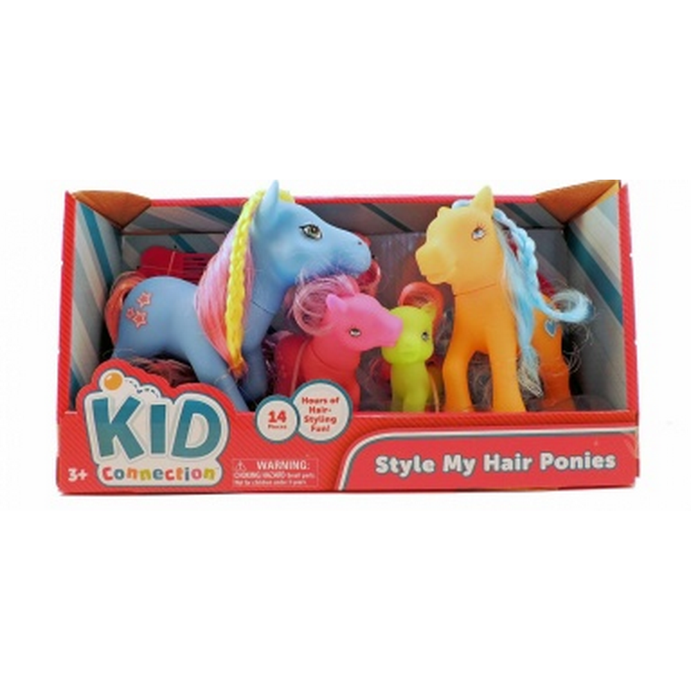 Kid Connection Style My Hair Ponies Set, 14 Pieces