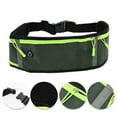 thumbnail image 3 of Unique Bargains 1 Pc Three Pocket Kettle Model Running Waist Pack for Hiking Gym Gray Nylon, 3 of 4