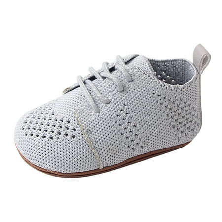 

Baby Shoes Children Boys And Girls Floor Sports Shoes Non Slip Lace Up Mesh Breathable And Comfortable Baby Girl Shoes Grey 4