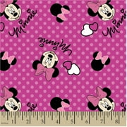 Disney Minnie With Dots, Pink, Jersey Kn