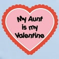 thumbnail image 2 of CafePress - My Aunt Is My Valentine Baby Creeper - Baby Light Bodysuit, Size Newborn - 24 Months, 2 of 4