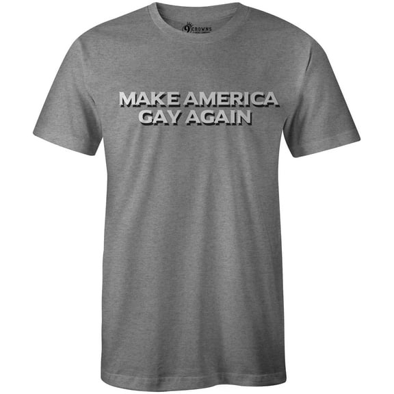 9 Crowns Tees Men's Make America Gay Again T-Shirt