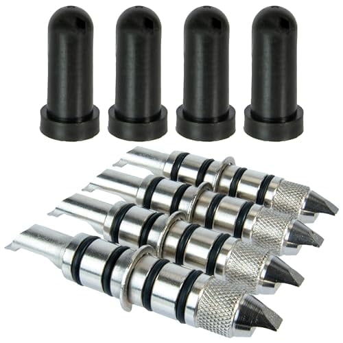 AutoSolo Wheel Clamp Studs, Reversible Rim Locator Pins, Hunter Style, Set of 4