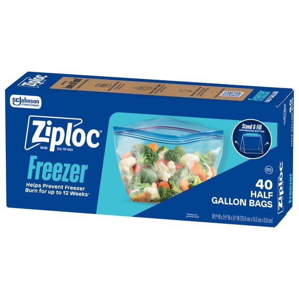 Ziploc Freezer Bags 40 | Sandwich bags for home goods stores