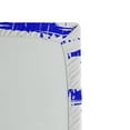 thumbnail image 2 of Ambesonne American Fitted Sheet, Vector Grunge Texture, Full Size, White Blue and Vermilion, 2 of 2