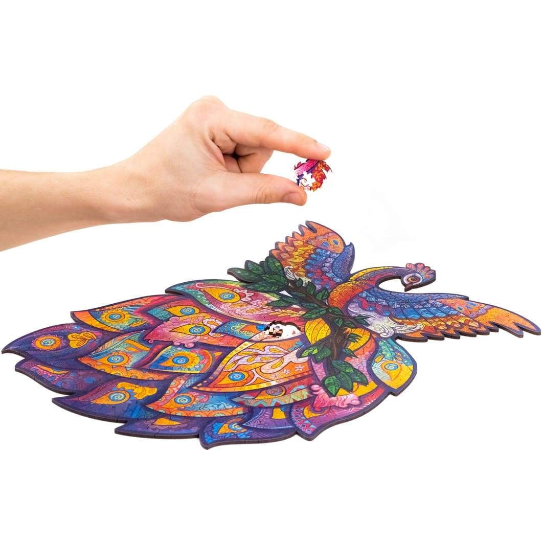 UNIDRAGON Fairy Bird Wooden Jigsaw Puzzle M 198 Pieces