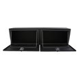 thumbnail image 2 of Dee Zee Boîte à Outils DZ79TB Topsider; Rail de Lit de Côté Supérieur; Double Porte; Motif Diamant; Noir; Aluminium; Capacité de 12,75 Pieds Cubes, 2 of 4