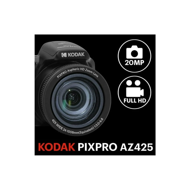 KODAK PIXPRO AZ425-BK 20MP Digital Camera 42X Optical Zoom 24mm
