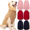 thumbnail image 4 of Dog Accessoriss Warm Twist Knot Autumn And Winter Puppy Coats Vest Pet Sweater Dog's Clothes BLUE, 4 of 8