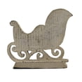 thumbnail image 2 of Christmas Antique White Stocking Holder Primitive Looking 53942A Sleigh, 2 of 3