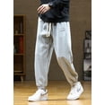 thumbnail image 4 of 2023 Autumn New Men's Sweatpants Baggy Jogger Pants Hip Hop Streetwear Ankle Length Cotton Casual Loose Trousers Plus Size 8XL, 4 of 6