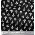 thumbnail image 3 of Soimoi Moss Georgette Fabric Floral Block Decor Fabric Printed Yard 42 Inch Wide, 3 of 3