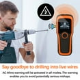 thumbnail image 5 of Multifunctional Wall Detector 5-in-1 Electronic Stud Finder | Detects Metal, Wood, AC Wires, Pipes | LCD Display | Auto Calibration | Deep Sensor | DIY & Professional Use | 2.36in Depth | 1 Pack, 5 of 8