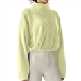 thumbnail image 3 of Chaqueta Corta de para Mujer con Dobladillo con Cordón Verde XL, 3 of 7