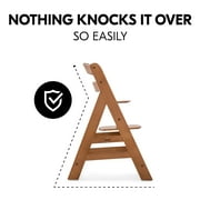 hauck Alpha+ Adjustable Wooden High Chair Set, Walnut