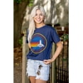 thumbnail image 3 of Retro NASA Space Shuttle Rainbow Men's Graphic T Shirt Tees Brisco Brands S, 3 of 4