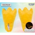 thumbnail image 3 of FUNZIEZ! - Men's LED Light Up Duck Feet Animal Slippers - Small, 3 of 6