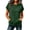 Green04, variant on Womens T Shirts Solid Crew Neck Short Sleeve Sweatshirt, Loose Casual No-Hood Pullover Top with Front Kangaroo Pocket Cute Tops for Women