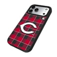 thumbnail image 2 of Keyscaper Cincinnati Reds Plaid Magnetic Bump iPhone Case, 2 of 6