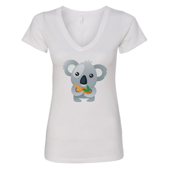 Inktastic Cute Koala Bear Women's V-Neck T-Shirt