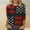 Black, variant on Teacher Appreciation Gifts AXXD Women'S Round Neck Three Quarter Sleeve Independent Day Printed Top Dark Blue Loose Blouse
