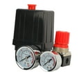 thumbnail image 3 of Controlador de válvula de bola de control del interruptor de presión del compresor de aire de 0 a 180 PSI con manómetro para reemplazo, 3 of 14