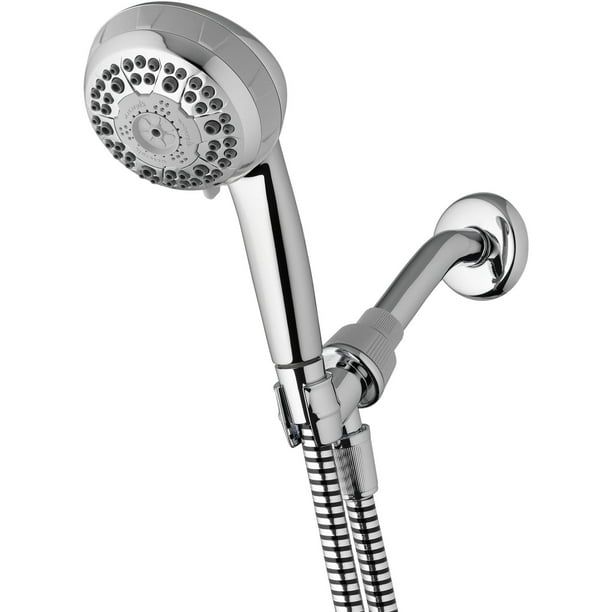 Waterpik 8Mode PowerSpray+ Hand Held Shower Head, Chrome NSP853T