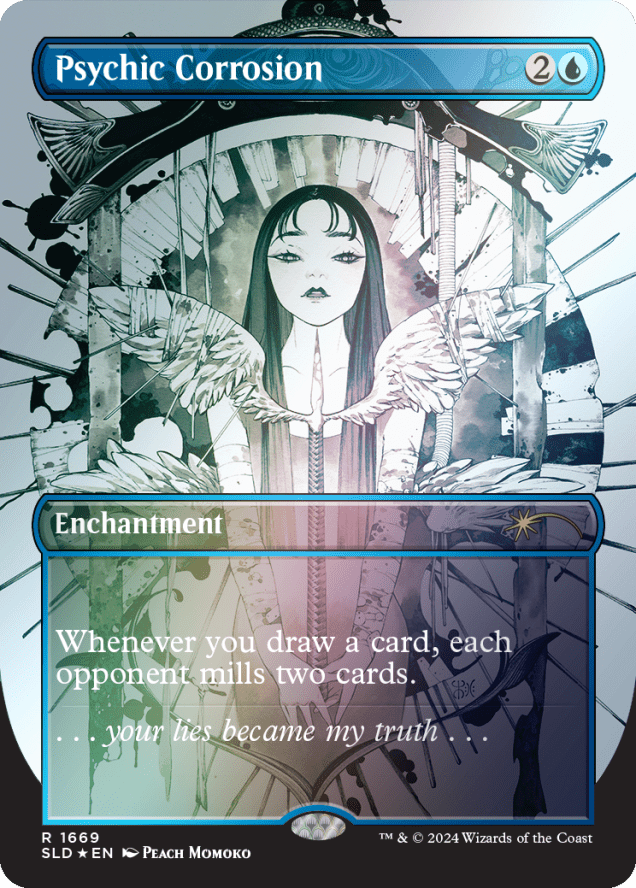 Magic the Gathering Secret Lair Featuring: Peach Momoko Foil