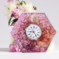 thumbnail image 4 of DIY Resin Molds Silicone Clock, Hexagon Silicone Molds for Resin, Epoxy Resin Molds with 2 Clock Movement Accessories for Desktop Home Decoration, 4 of 7