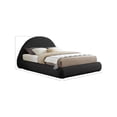thumbnail image 3 of Meridian Furniture Rudy Black Teddy Fabric Full Bed, 3 of 11