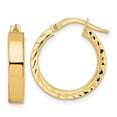 thumbnail image 1 of Quality Gold TF1997 14K Yellow Gold Polished Hoop Earrings, 1 of 1