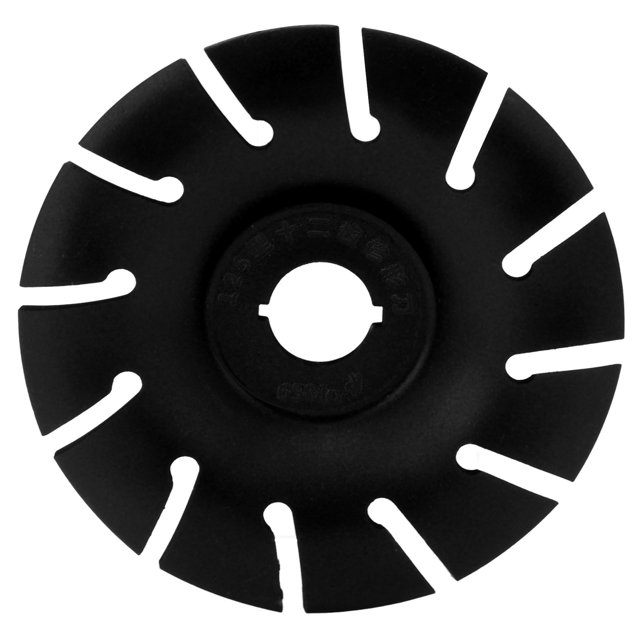 Accessoire 12T en Acier Inoxydable 125mm pour Meuleuse d'Angle Noir