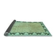 thumbnail image 2 of Ahgly Company Indoor Round Persian Light Blue Traditional Area Rugs, 4' Round, 2 of 4