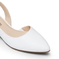 thumbnail image 3 of DREAM PAIRS Women's Pumps Slingback Kitten Low Block Heels Pointed Toe Wedding Party Dress Shoes for Women, 3 of 5