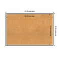 thumbnail image 4 of Amanti Art Natural Cork Board Wood Framed Theo Grey Narrow Bulletin Board 37 in. x 25 in., 4 of 8