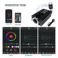 thumbnail image 5 of 12W RGBW Fiber Optic Star Ceiling Lights Kit Smart APP Sound Control LED Engine Starry Sky For Car Starry Sky Fiber Optic Light, 5 of 8