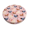 thumbnail image 6 of Uemuo Funny Chicken Pattern Round Bar Stool Seat Covers Washable Stool Cushion Slipcover Elastic Bar Chair Covers-12 inch, 6 of 7