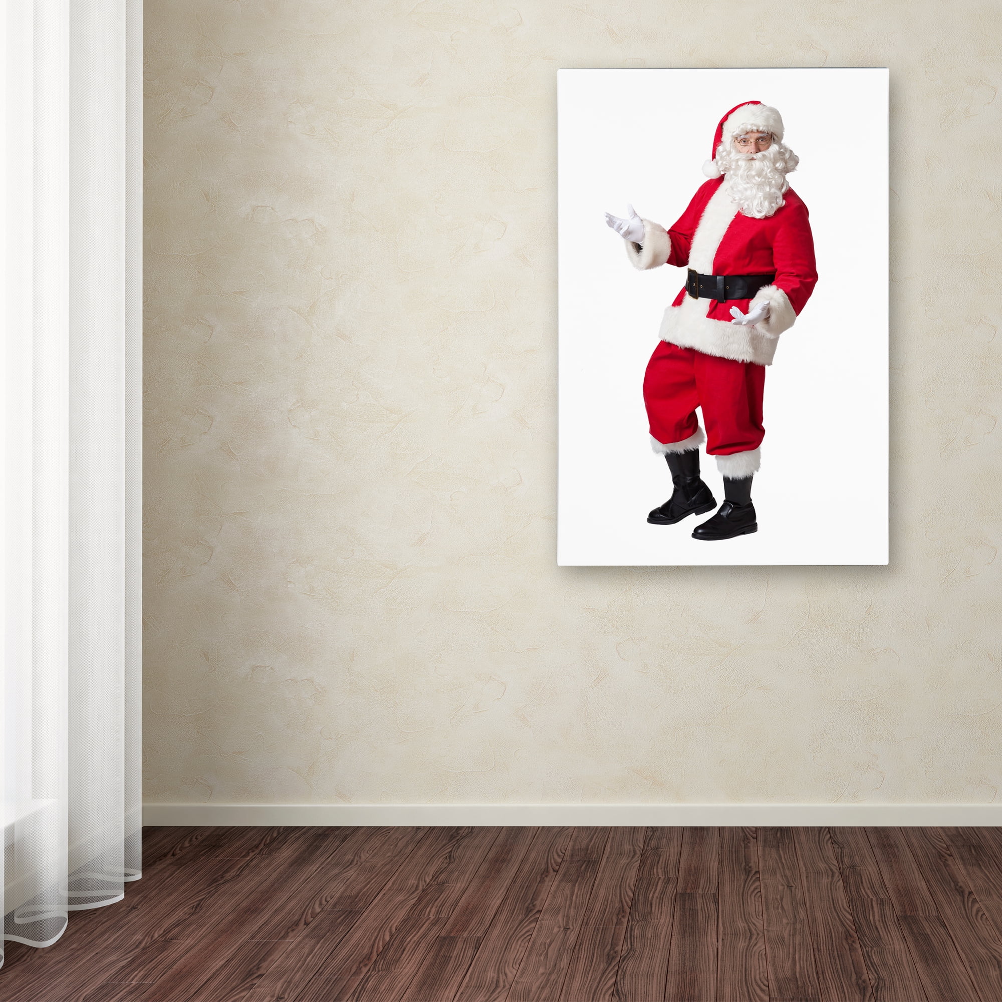 Trademark Fine Art 'Santa-1-11096' Canvas Art by Ed Wheeler