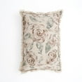 thumbnail image 2 of Expobazaar Linen Printed Lumber with Fringes (Brown & Green) 16"x24", 2 of 5
