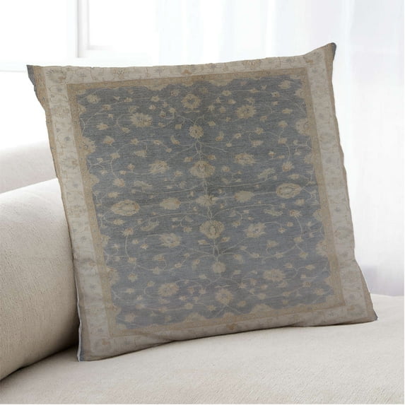 Ahgly Company Indoor Square Mid-Century Modern Throw Pillow, 18 inch by 18 inch