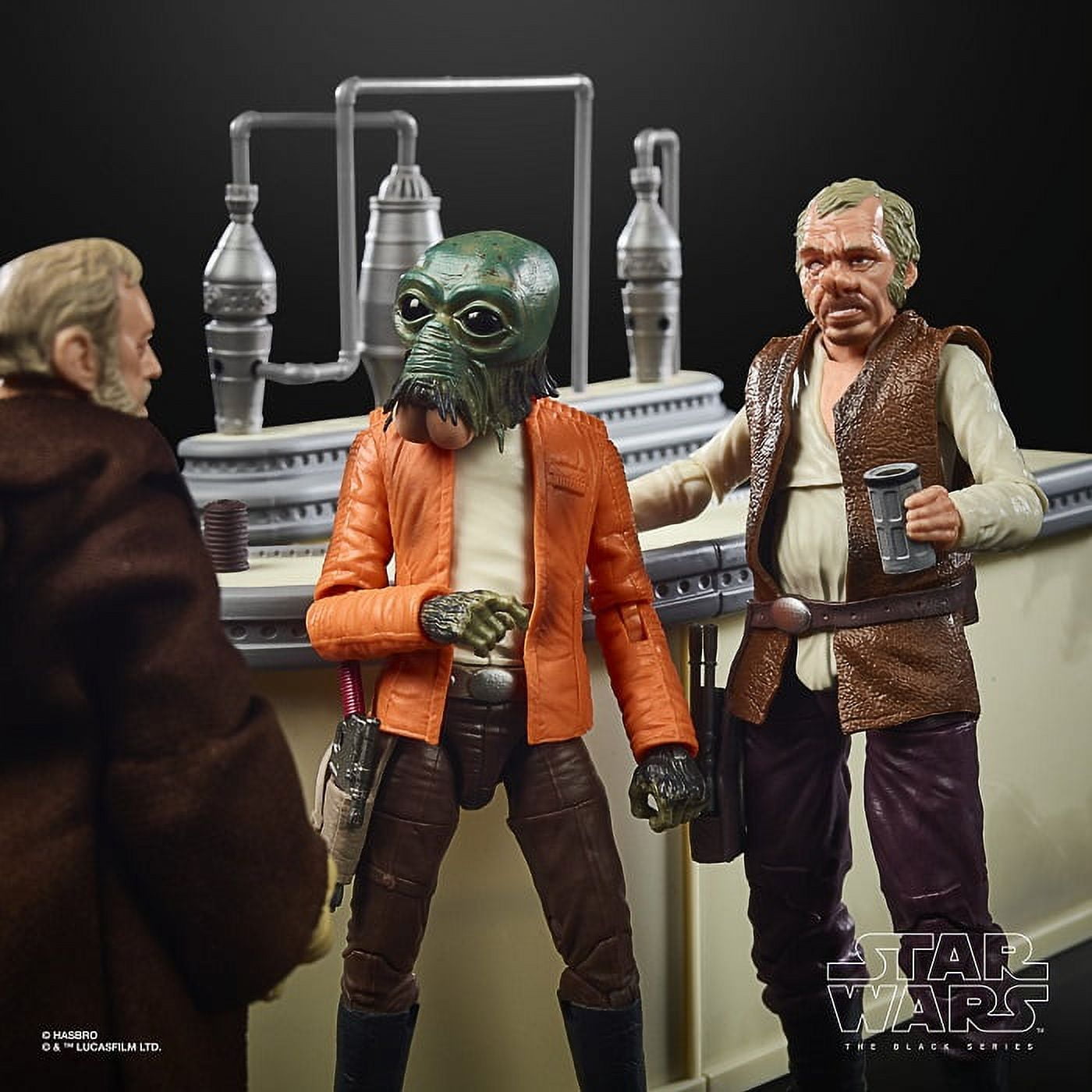 Star Wars Exxclusive The Black Series The Power of The Force Cantina Showdown Figure Set