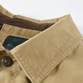 thumbnail image 4 of Letterman Jacket For Men Cargo Outdoor Pocket Plus Size Lapel Puffer&nbsp;Jacket&nbsp;Men,Khaki,4XL, 4 of 8