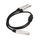 thumbnail image 5 of Cable De 6,35 Mm A Doble De 6,35 Mm, Conector Chapado En Oro Transparente Hembra A Hembra Plug And Play Cable Divisor En Y Resistente De 6,35 Mm Para Guitarras Para Micrófonos, 5 of 7