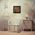 thumbnail image 4 of Charron, Veronique 12x12 Black Modern Framed Museum Art Print Titled - Bohemian Leaves II, 4 of 5