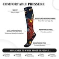 thumbnail image 3 of Bixox World Map Of Digital Circuits Print Compression Socks,Compression Socks Women & Men Circulation for Medical,Running,Athletic, 3 of 7