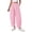 Pink, variant on Womens Gingham Pants Checkered Plaid Striped Wide Leg Palazzo Pants Lounge Trousers with Pockets,Black 2XL