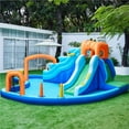 thumbnail image 2 of Yaheetech Double Lane Inflatable Water Slide for Kids, Blue, 2 of 8