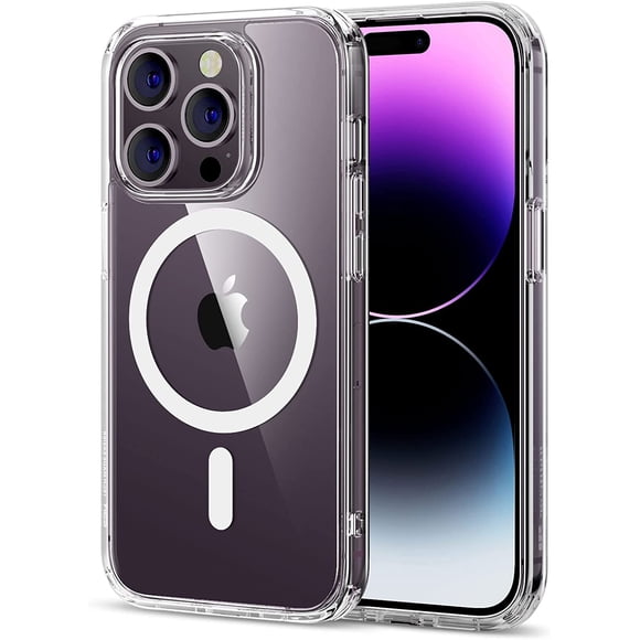 Classic Hybrid Magnetic Case with HaloLock, Compatible with iPhone 14 Plus case, Compatible with MagSafe