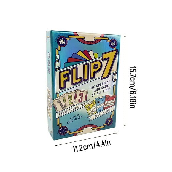 Hot Sale!! Board Game Cards Casual Entertainment Party Cheerful Table Cards Catch Up Games Flip 7 Board Game CAT100FL