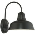 thumbnail image 5 of John Timberland Urban Barn Rustic Industrial Farmhouse Outdoor Wall Light Fixtures Set of 2 Black Metal Gooseneck Arms Downlight 13" Post, 5 of 7